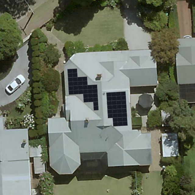 Your solar design, laid out on your roof